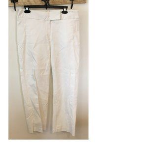 Ruby Rd Women's White Pants Slacks Straight Leg Front Zip Size 12 EUC